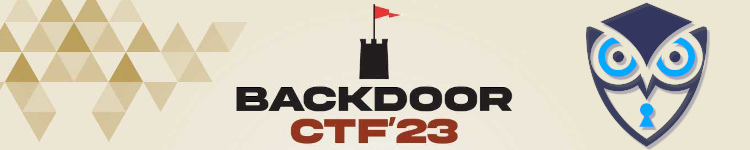 Backdoor CTF 2023